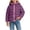 .Purple, variant on Agkizg Kids Girls Hooded Puffer Coat Long Sleeve Thick Winter Jacket with Pockets Solid Color Warm Casual Outerwear