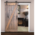 thumbnail image 1 of Essencaliy 36in x84in Solid Wood Barn Door, Made-in-USA Farmhouse Interior Sliding Barn Door With 6.25ft Barndoor Hardware Kit (DIY), 1 of 5