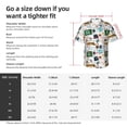 thumbnail image 4 of Picia Back To School A Gentle Cotton Regular Fit Short Sleeve Casual Hawaiian Shirt for Men-3X-Large, 4 of 9