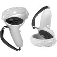 thumbnail image 2 of Ensemble de Sangles de Poignée Blanches avec Coque avant Protectrice pour Oculus Quest 2, 2 of 8