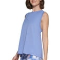 thumbnail image 3 of CALVIN KLEIN PERFORMANCE Womens Purple Moisture Wicking Heather Sleeveless Scoop Neck Tank Top XXL, 3 of 3