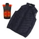 thumbnail image 4 of Chaleco con Calefacción Eléctrica Aislamiento Térmico Chaqueta con Calefacción USB Chaleco 11 Zona de Calefacción 3 Engranajes Hombres Ropa con Calefacción Azul para Adultos ANGGREK  Otros, 4 of 8
