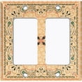 thumbnail image 6 of Metal Light Switch Plate Cover Beige Paisley Bandana Spotted Tile Pattern TIL080, 6 of 13