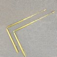thumbnail image 2 of 2 unids/set varillas de radiestesia herramientas de latón duraderas instrumentos de medición de Detector de agua fáciles de llevar y estirar 57cm de largo kaili Sencillez, 2 of 5