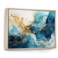 thumbnail image 2 of Designart "Liquid Art Fusion Of The Ocean" Ocean Floater Framed Wall Art Living Room, 2 of 5