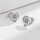 thumbnail image 3 of Pendientes de botón con forma de corazón de plata esterlina S925, chapados en oro blanco, hipoalergénicos, con circonita cúbica, para niñas y mujeres, regalos A107-790, 3 of 3