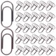 thumbnail image 1 of 200 mini clips de papel decorativos de metal retro, marcapáginas para oficina y hogar, pequeños clips para manualidades, bonitos artículos de papelería., 1 of 5