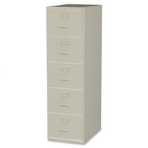 Lorell, LLR48500, Commercial Grade Vertical File Cabinet, 1 Each, Putty