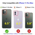 thumbnail image 2 of iPhone 11 Pro Max 6.5" Gummy Bear Holographic Rainbow TPU Cartoon 3D Clear Candy Soft Case, 2 of 5