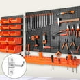 thumbnail image 4 of WEUVEB 10Pcs Universal Design Pegboard Hangers for Tool Display 1In Silver, 4 of 7