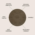 thumbnail image 3 of JONATHAN Y ANSA 5' Round Area Rug, Zara Braided Coastal Cottage Jute - Brown, RNF116G-5R, 3 of 6