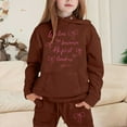 thumbnail image 2 of MuXiKeJi Clothes Girls 2 Pieces Outfits Cute Print Long Sleeve Fashion Sweatshirt Pullover Tops + Joggers Pants Children Unisex 2 Pc Sweatsuit Set, 2 of 5