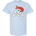 thumbnail image 3 of Inktastic Pirate Skull and Crossbones T-Shirt, 3 of 5