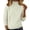 White, variant on biudgviw Turtleneck Tops for Women Classic Fit Long Sleeve Sweaters Comfortable Loose Fit Knit Pullover Fall Winter Clothes(White,X-Large)