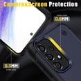 thumbnail image 2 of JTCASES for Samsung Galaxy A53 5G Case, Foldable Kickstand Heavy Duty Protective Rugged Hybird Anti-slip Shockproof/Drop Resistant PC TPU Shell for Samsung Galaxy A53 5G, Navyblue, 2 of 7