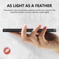 thumbnail image 3 of For OnePlus Ace 5 5G Ace 5 Pro 5G Case Carbon Fiber Texture PU Leather PC TPU Phone Cover - Green, 3 of 5