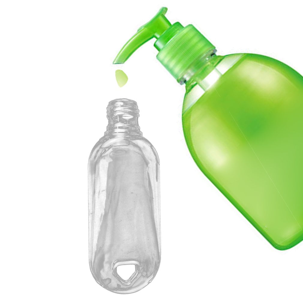 Brand New 10 PCS 50Ml Empty Alcohol Refillable Bottle With Hook