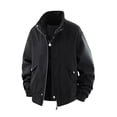 thumbnail image 5 of Umfun Full Zip Track Jackets for Men Athletic Lightweight Stand Collar Casual Sport Coat Soft Breathable Everyday Outerwear for Autumn Running and Daily Commute, 5 of 9