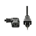 thumbnail image 1 of StarTech.com 3ft (1m) Computer Power Cord, NEMA 5-15P to Right Angle C13 Power Cord, 10A 125V, 18AWG, Replacement AC Power Cord, Monitor Power Cable, NEMA 5-15P to IEC 60320 C13 Power Cord - PC Power Supply Cable - Power cable - power IEC 60320 C13 to NEMA 5-15 (M) - AC 125 V - 10 A - 3 ft - right-angled connector - black, 1 of 8