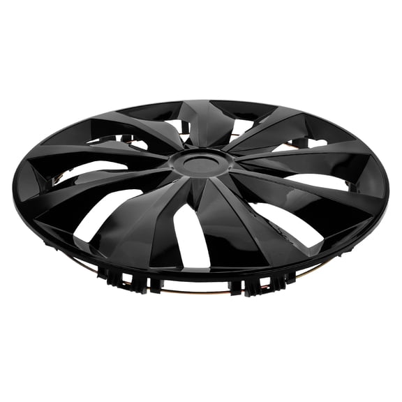 Beaupretty Stylish Black PP Car Wheel Rim Cover Universal Fit Easy Setup