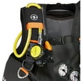 thumbnail image 4 of Aqua Lung Wave BCD Black/Charcoal/Orange, 2X-Small, 4 of 5