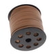thumbnail image 5 of Joyería de Cuero de Cordón de Gamuza Sintética de 2.6 Mm Que Hace Rebordear Marrón claro Zulema Cordón plano de PU de Corea, 5 of 7