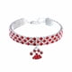 thumbnail image 1 of Xiao Hua Collar decorativo para mascotas, accesorio decorativo para gatos y perros, rango ajustable para cachorros, collares para perros y gatos, accesorios de aseo para mascotas, rojo, M, 1 of 3
