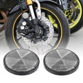 thumbnail image 2 of Unique Bargains 10pcs M6x1.0 White Plastic Universal Screw Mount Reflective Warning Reflector for Motorcycle Bicycle, 2 of 6