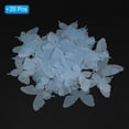 thumbnail image 3 of Uxcell Organza Butterfly Ornament, 20 Pack Fabric Butterflies Bows Butterfly Decoration Appliques, Grey Blue, 3 of 6