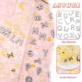 thumbnail image 4 of MEC 330 Pcs Junk Phone Case Charms 26 Pcs A-Z Rhinestone Alphabet Letter Charm, Mix Yellow Flower Bow Heart Pearls Flatback Resin Charms Letter Junk Cases Kit for DIY Crafts, 4 of 14