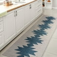 thumbnail image 4 of JONATHAN Y WASHABLE 2 x 8 Runner Rug, Chayton Minimalist Geometric - Gray/Blue, WSH110D-28, 4 of 7