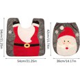 thumbnail image 2 of Juego de funda y alfombra para asiento de inodoro de Papá Noel de 2 piezas, 2 of 5