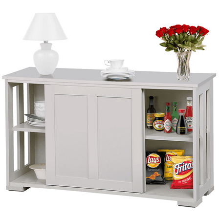 Yaheetech Kitchen Dining Room Storage Antique White 