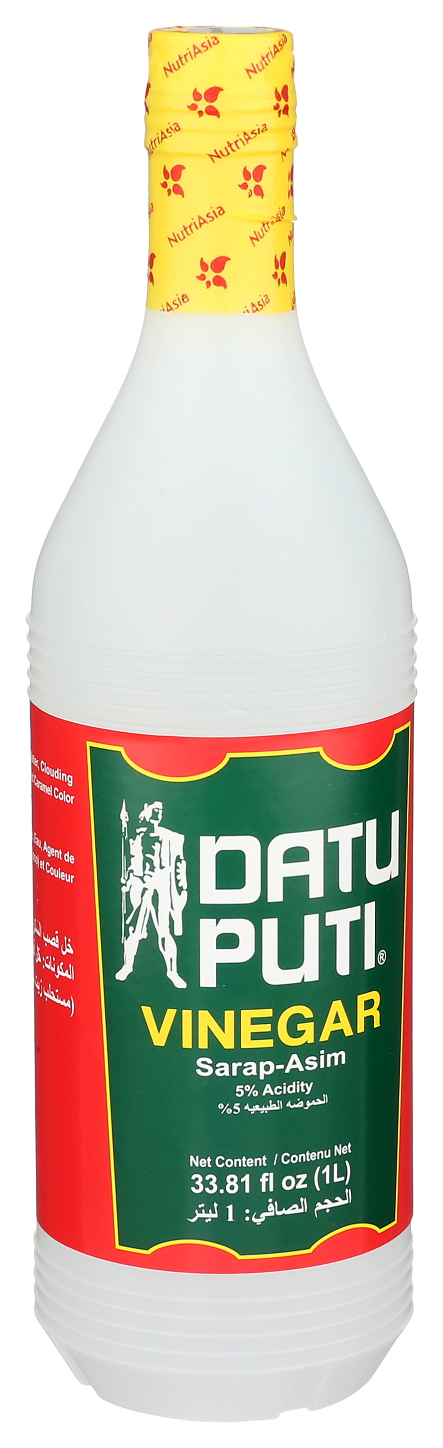 Datu Puti Spiced Filipino Vinegar 33.8 Fl oz, 1 count, Plastic Bottle