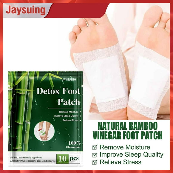 Detox Balm Feet Natural Detox Foot Balm With Bamboo Vinegar 10-pack Deep Cleansing Footpads Foot Patches For Stress Relief Body Detox Deep Detox Treat