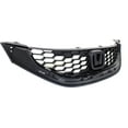 thumbnail image 4 of For 13 14 15 Civic 1.8L Sedan 4-Door Front Grill Grille Assembly Textured Black, 4 of 5