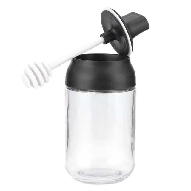 Bote de miel práctica botella de almacenamiento transparente lata de miel con cuchara y tapa para el hogar restaurante cocina ANGGREK Otros