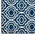 thumbnail image 2 of Modern Contemporary Urban Design Living Lounge Room Area Rug Runner Floor Carpet, Moroccan Style, Fabric, Multi Navy Blue, 2 of 7