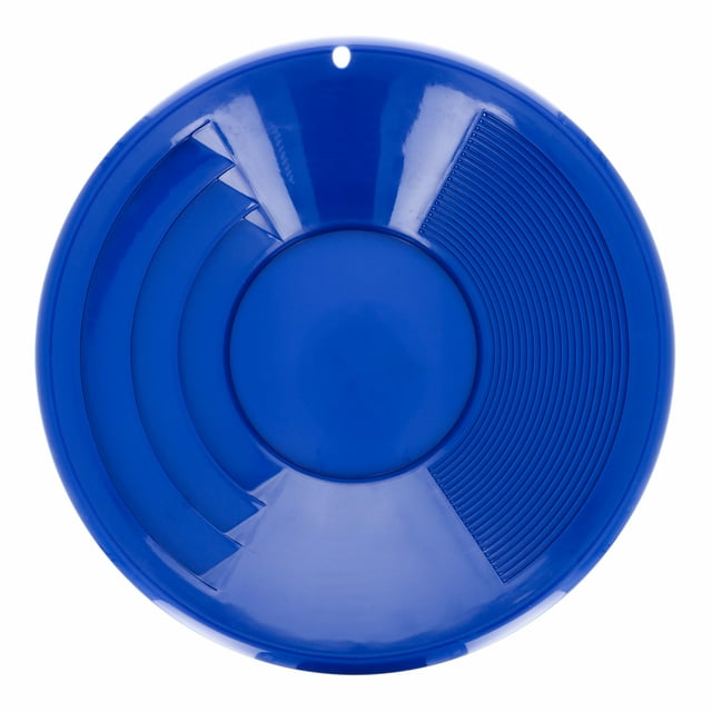 ASR Outdoor Poêle Dorée de 10 Pouces avec Doubles Rafles pour la Prospection d'Or, Bleu