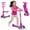 Pink, variant on SKIDEE Kick Scooter for Kids Ages 3-5 | Foldable 3 Wheel Scooter with Lean-to-Steer, Adjustable Height, Toddler Scooter Up to 12 Year Old, Boys/Girls