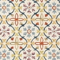 thumbnail image 6 of SAFAVIEH Suzani Ethelinda Geometric Swirls Wool Area Rug, Ivory/Multi, 8' x 10', 6 of 7