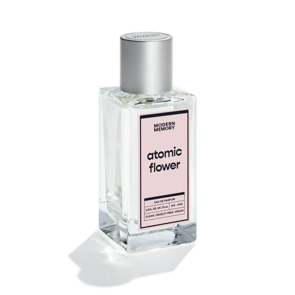 Modern Memory Atomic Flower Eau de Parfum Notas de pétalos de fresia Rosa y vainilla para pieles sensibles Fragancia de lujo 2.5 fl oz
