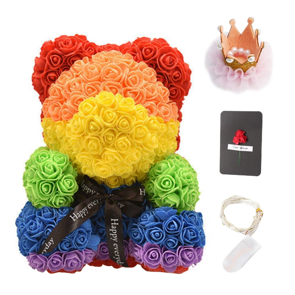 bear full of roses
