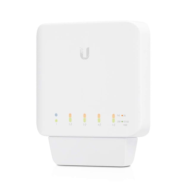 Conmutador Ubiquiti PoE de 5 puertos Gigabit 802.3bt para interior/exterior