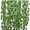 Vert 1-12, variante sur Coolmade Guirlande Suspendue 24 Brins Plantes Artificielles Feuilles de Lierre Vigne Fausses Fleurs Décoration Murale Maison Cuisine Jardin Bureau Mariage, 168 Pieds, Vert
