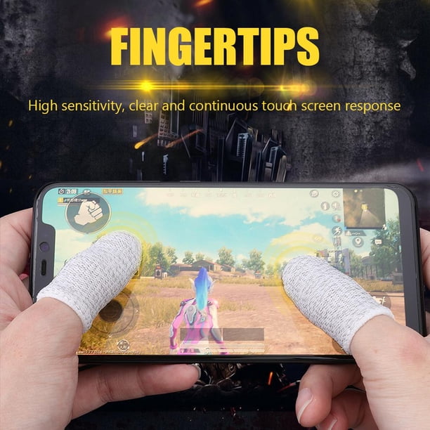 2 fundas transpirables para el dedo del mando del juego, funda para el pulgar a prueba de sudor (A)