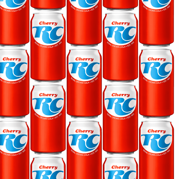 RC Cola Cherry Cola Soda, 12 fl oz Cans, 48 Count Pack