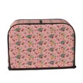 thumbnail image 2 of Lsque Retro 70s 60s Hippie Flower Print 2 Slice Toaster Cover , Kitchen Appliance Dustproof Protector , Toaster Protector Dustproof Kitchen Appliance Cover, 2 of 7