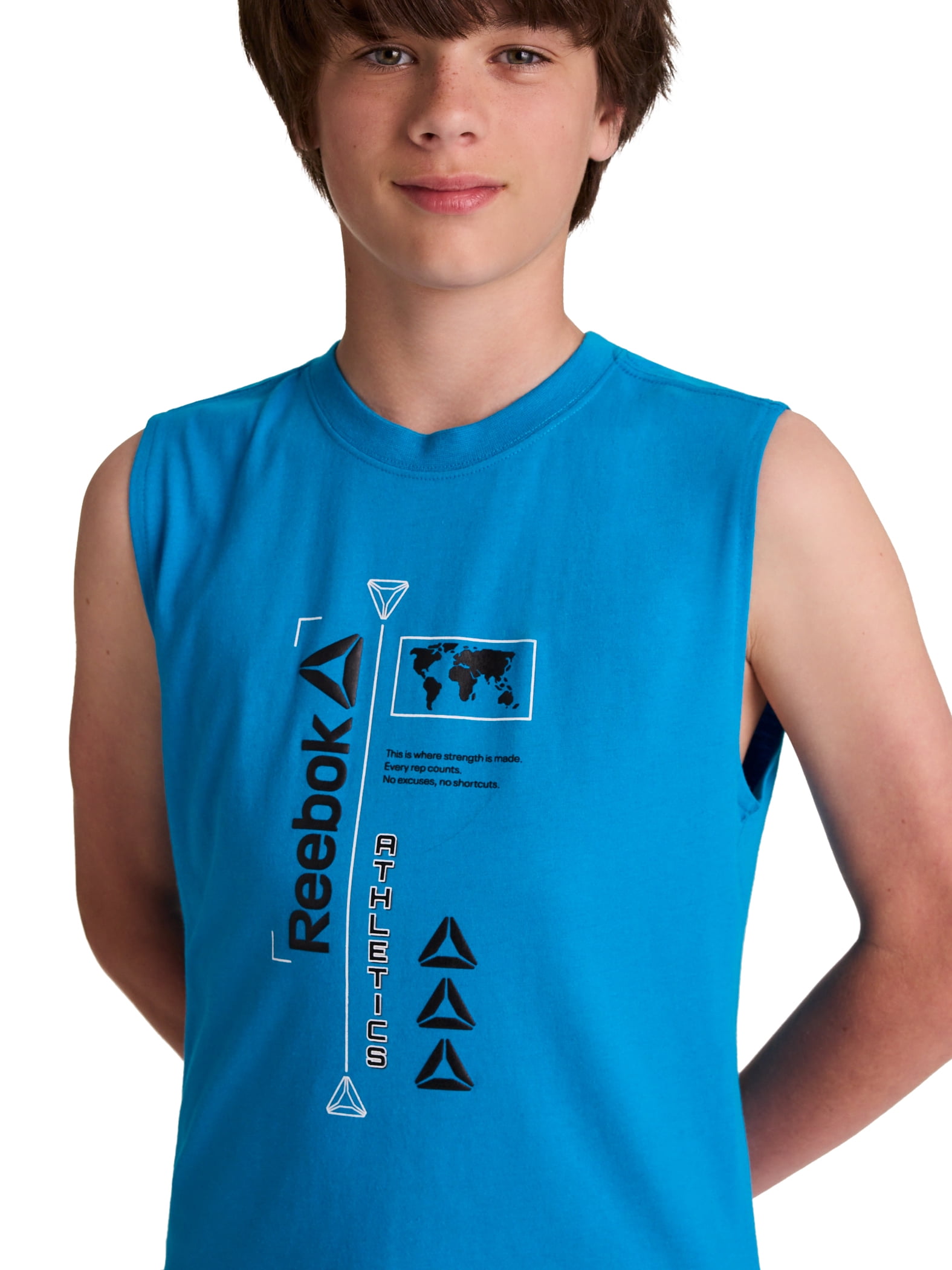 Reebok Boy’s Active Graphic Tank Top, Sizes 4-18
