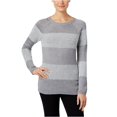 thumbnail image 1 of Suéter con textura Calvin Klein para mujer gris mediano Pull-over, 1 of 2